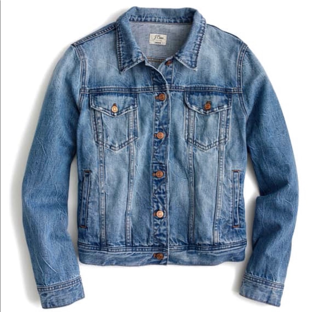 J. Crew Indigo Classic Denim Jacket